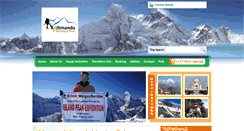 Desktop Screenshot of kathmanduadventure.com